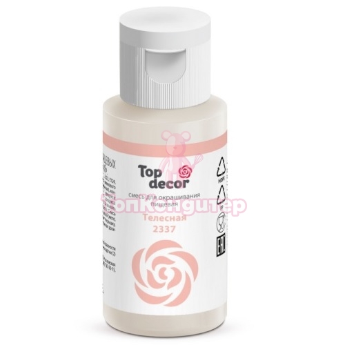Гелевый краситель "Топ Декор" телесный 30гр