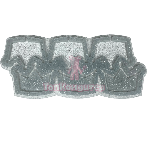 Форма для леденцов "Погремушка корона" 6 см