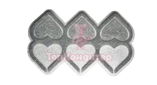 Форма для леденцов "Погремушка сердце" 5,5 см