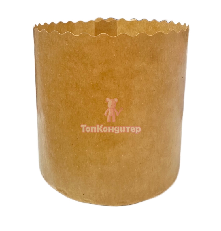 Форма бумажная для кулича "КРАФТ" d= 9 см x h= 9 см