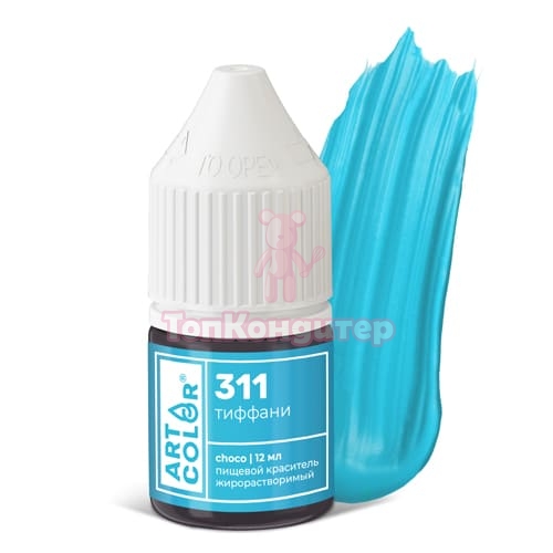 Гелевый жирорастворимый краситель "Art Color Choco" 311 Тиффани, 12 мл