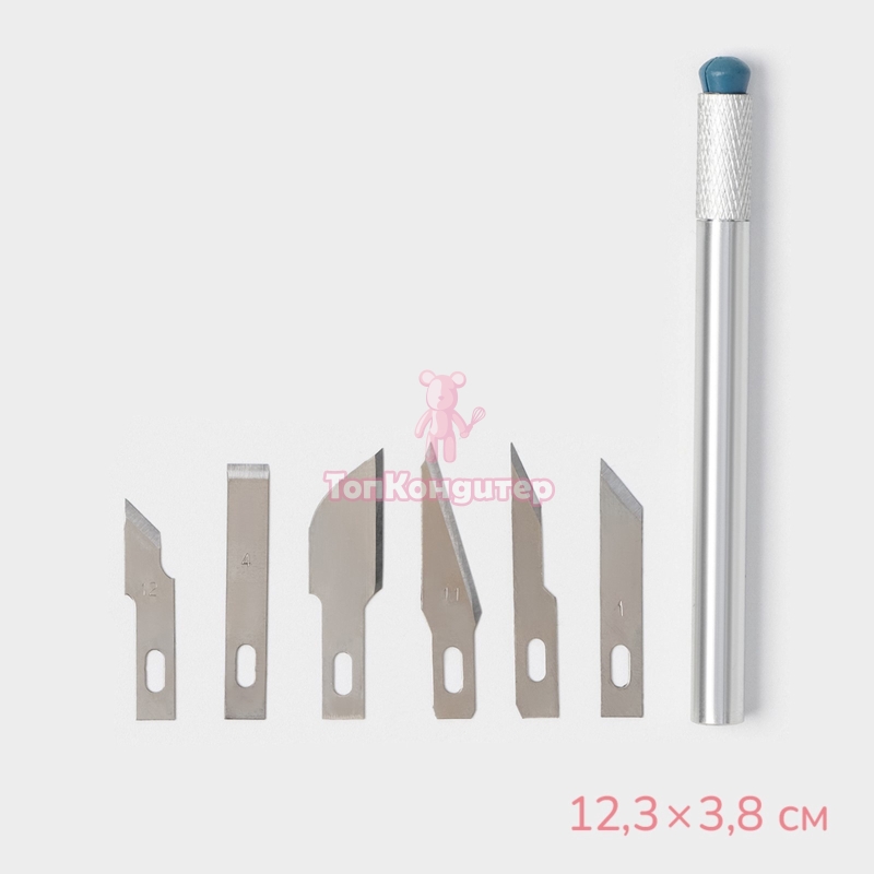 Набор кондитерских инструментов для моделирования, 7 предметов, нержавеющая сталь