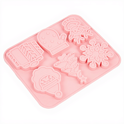 Форма силиконовая «Новогодний набор» 22 см*18 см